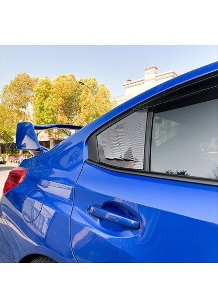 Araba Arka Üçgen Pencere Panjur Panjurları Panjurlar Kapak Kapağı Subaru Wrx Sti Va 2014-2021 Karbon Fiber (Yurt Dışından) fırsatları