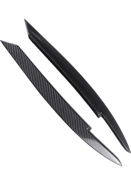 Passat Için 2 Çift B7 Göz Kapakları Kaşları Abs Far Lambası Sticker Kapak Trim-Karbon Fiber ve Siyah (Yurt Dışından) fiyatları