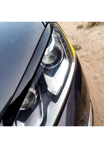 Passat Için 2 Çift B7 Göz Kapakları Kaşları Abs Far Lambası Sticker Kapak Trim-Karbon Fiber ve Siyah (Yurt Dışından) fırsatları