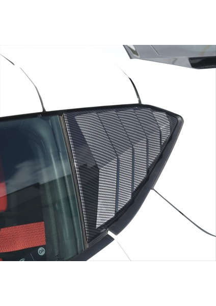 Chevrolet Için Corvette C8 2020-2023 Araba Arka Yan Pencere Kançuklu Karters Hava Havalandırma Gölgeleri Kapak Trim Aksesuarları Abs Karbon Fiber (Yurt Dışından) modelleri