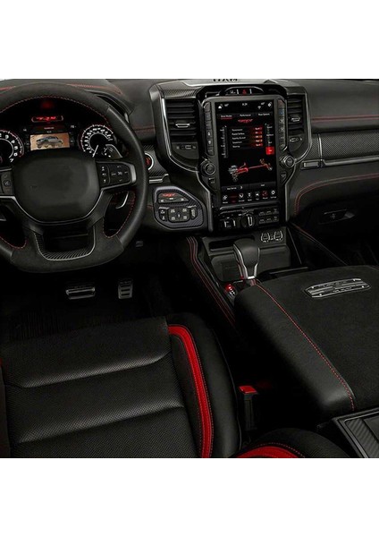 Konsol 4WD Modu Anahtar Kapak Dodge Ram Trx 1500 2019-2024 Iç Aksesuarlar Abs Karbon Fiber (Yurt Dışından) indirimleri