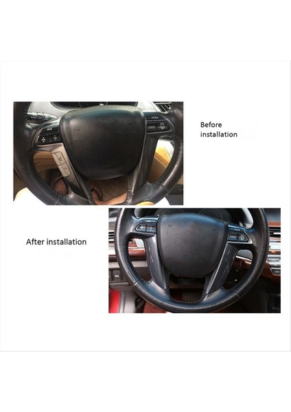 Honda Accord Için Araba Direksiyon Simidi Düğmesi Döşeme Çerçeveleri Çember Çerçeve 8th 2008-2013 Iç Dekorasyon Kapağı Lhd (Yurt Dışından) fiyatları