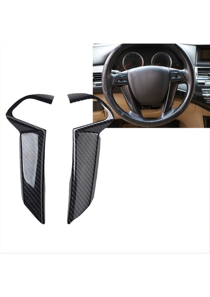 Honda Accord Için Araba Direksiyon Simidi Düğmesi Döşeme Çerçeveleri Çember Çerçeve 8th 2008-2013 Iç Dekorasyon Kapağı Lhd (Yurt Dışından) fırsatları