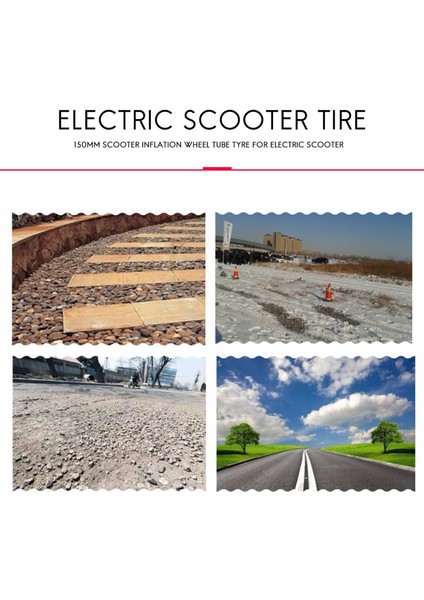 Elektrikli Scooter Için 6x1 1/4 Lastik 150MM Scooter Enflasyon Tekerlek Tüp Lastiği (Yurt Dışından) fırsatları
