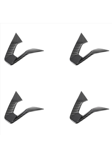 Chevrolet Onix 2019-2021 Için 4x Karbon Fiber Araba Direksiyon Kapağı Kaplama Aksesuarları (Yurt Dışından)