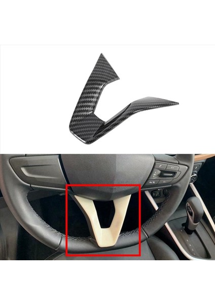 Chevrolet Onix 2019-2021 Için 4x Karbon Fiber Araba Direksiyon Kapağı Kaplama Aksesuarları (Yurt Dışından) indirimleri