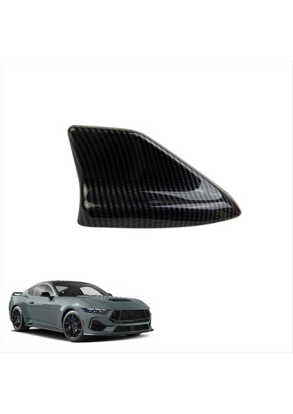 Köpekbalığı Fin Şekeri Çatı Anten Kapak Dekoru Ford Mustang 2024 Dış Aksesuarlar Karbon Fiber (Yurt Dışından) indirimleri