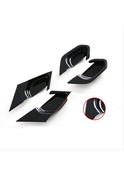 Bmw 5 Serisi G60 2024 Iç Kapı Tutucu Kase Kapağı Döşeme Dekorasyon Iç Aksesuarları Abs Karbon Fiber (Yurt Dışından) fırsatları