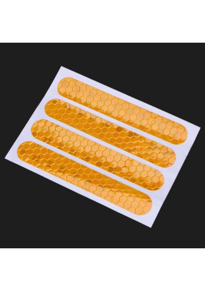 Ön Arka Tekerlek Kapağı Koruyucu Kabuk Dokuzbot Için Yansıtıcı Çıkartma Maksimum G30 Scooter Aksesuarları 20PCS Sarı (Yurt Dışından) modelleri