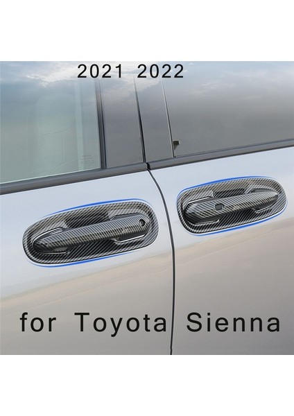 Toyota Sienna 2022 2021 Aksesuarlar Için Araba Dış Kapı Kolu Kapak Kaplama (Yurt Dışından) fırsatları