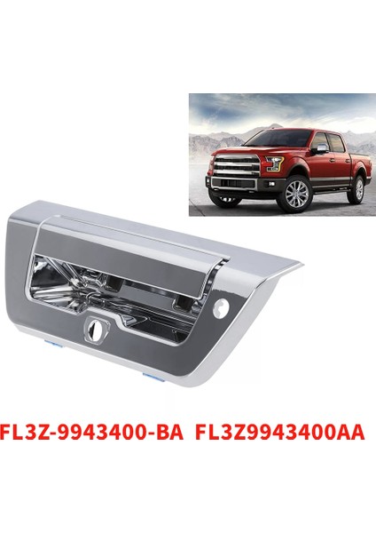 Chrome Bagaj Kapağı Tutucu Ford F-150 2015-2017 Liftgate Mandal Kolu W/ Kamera Anahtar Deliği Için Ford F-150 2015-2017 Için FL3Z-9943400-BA FL3Z9943400AA (Yurt Dışından) modelleri