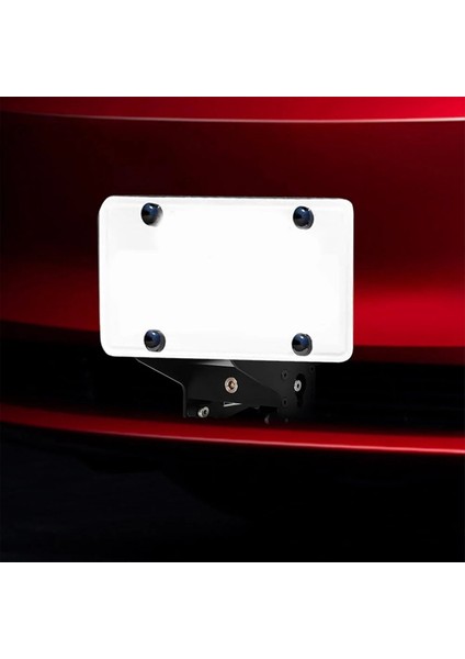Tesla Model 3 Highland Için Hırsızlık Ön Plaka Çerçevesi Yapıştırıcılar Yok Matkap Plakası Braketi Yok (Yurt Dışından) modelleri