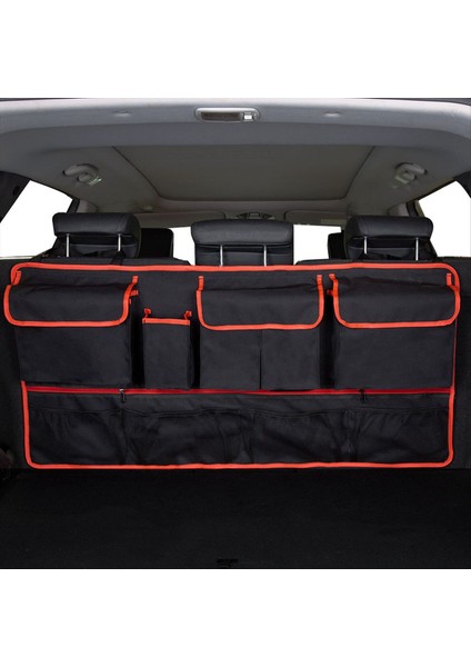 Çok Cepli Araba Gövdesi Organizatör 9 Cepli Koltuk Depolama Çantası Su Geçirmez Oxford Bez Depolama Cep (Yurt Dışından) modelleri