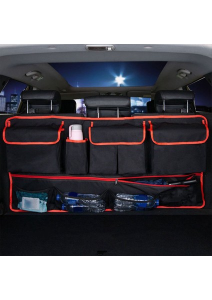 Çok Cepli Araba Gövdesi Organizatör 9 Cepli Koltuk Depolama Çantası Su Geçirmez Oxford Bez Depolama Cep (Yurt Dışından) fırsatları