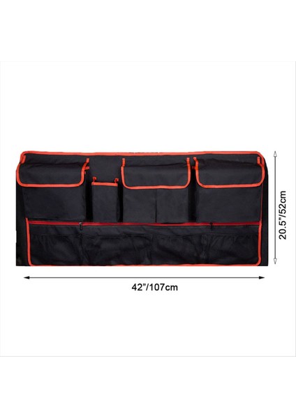 Çok Cepli Araba Gövdesi Organizatör 9 Cepli Koltuk Depolama Çantası Su Geçirmez Oxford Bez Depolama Cep (Yurt Dışından) indirimleri