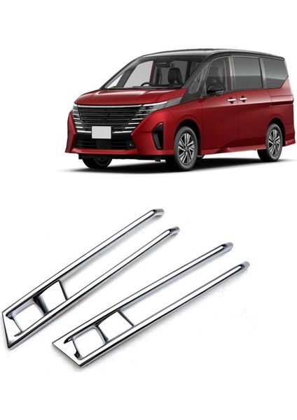 Ön Sis Fark Çerçeve Tampon Izgara Kapak Nissan Serena Için Trim Koruyucusu C28 2023 Aksesuarlar (Yurt Dışından) fırsatları