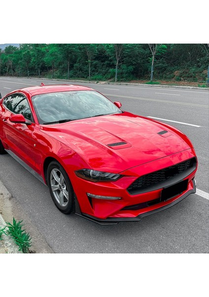 Ford Mustang Mk6 Için Ön Tampon Dudak Köşesi Spoiler Kanat Ayırıcıları 5 2018-2023 Aksesuarlar Karbon Fiber (Yurt Dışından) modelleri
