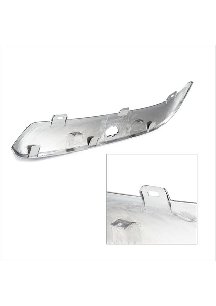 Ön Tampon Alt Krom Trim Şeridi Dekoratif Şerit Kapağı Delik W/delik 04806124AA 04806125AA Chrysler Için 300C 2005-2011 (Yurt Dışından) modelleri