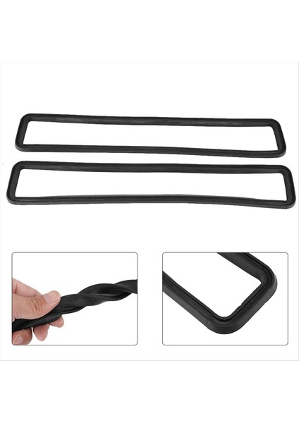 1 Çift Araba Bulkhead Seal Conta Conta Bulkhead Havalandırma Conta Kauçuk Şeridi MUC4299 396139 ALR2220 Land Rover Defender (Yurt Dışından) fırsatları