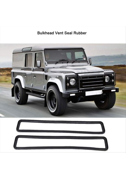 1 Çift Araba Bulkhead Seal Conta Conta Bulkhead Havalandırma Conta Kauçuk Şeridi MUC4299 396139 ALR2220 Land Rover Defender (Yurt Dışından) indirimleri