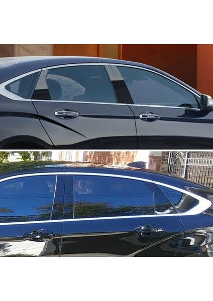 Araba Sütun Destekleri Kapı Pencere Trim Kalıpları Chevy Impala Için Anti Scratch Stickers 2014-2022 Aksesuarlar Parlak Siyah (Yurt Dışından) fiyatları