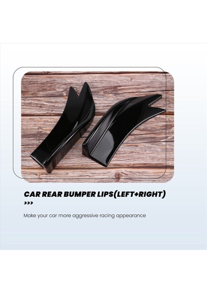 27CM Araba Arka Tampon Spoiler Kanardlar Yüzgeçler Anti-Çırpıcı Difüzör Dudak Sargısı Açısı Ayırıcı Koruyucu Koruma Evrensel (Yurt Dışından) fırsatları