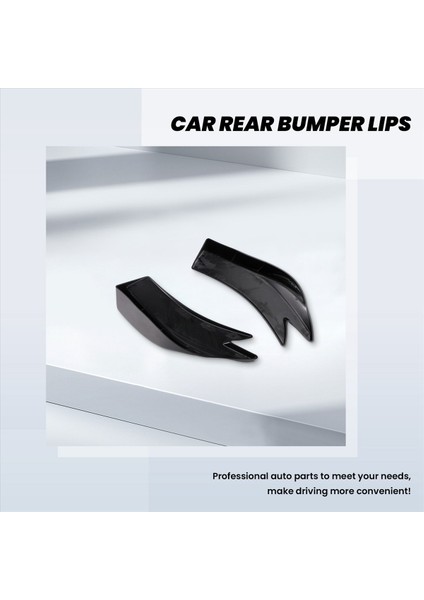 27CM Araba Arka Tampon Spoiler Kanardlar Yüzgeçler Anti-Çırpıcı Difüzör Dudak Sargısı Açısı Ayırıcı Koruyucu Koruma Evrensel (Yurt Dışından) indirimleri