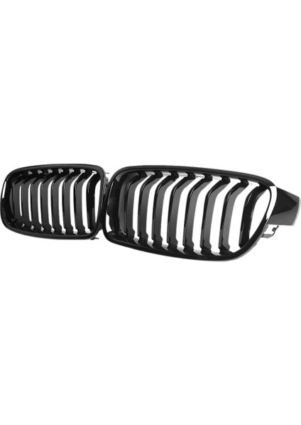 Bmw For-Bmw 3 Serisi F30 F31 F35 2012-2018 (Tek Çıtır Parlak Siyah Izgara 2-Pc Seti) (Yurt Dışından)