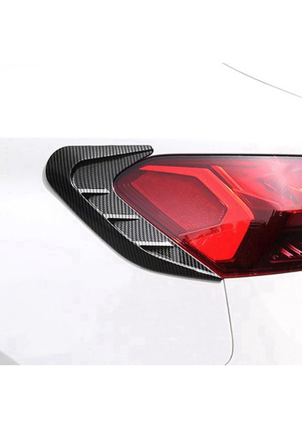 Audi A3 A3 A3L 2021 2022 Otomobil Arka Kuyruk Işık Lambası Kapak Trim Dekorasyon Sticker Dış Aksesuarlar Karbon Fiber (Yurt Dışından) fiyatları