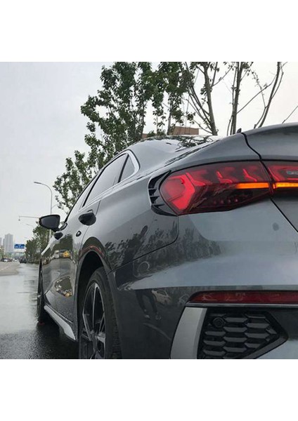 Audi A3 A3 A3L 2021 2022 Otomobil Arka Kuyruk Işık Lambası Kapak Trim Dekorasyon Sticker Dış Aksesuarlar Karbon Fiber (Yurt Dışından) indirimleri