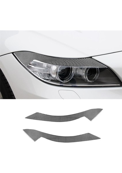 Bmw Z4 E89 2009-2016 Karbon Fiber Far Kaş Kapağı Trim Dekorasyon Sticker Aksesuarları (Yurt Dışından) indirimleri