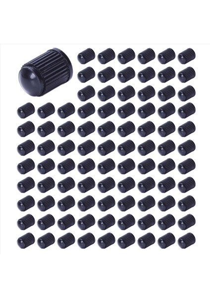 800 Seti - Siyah Plastik Yedek Valf Kapakları Arabalar Kamyonlar Motosikletler Atv Schrader Lastik Kapakları (Yurt Dışından)