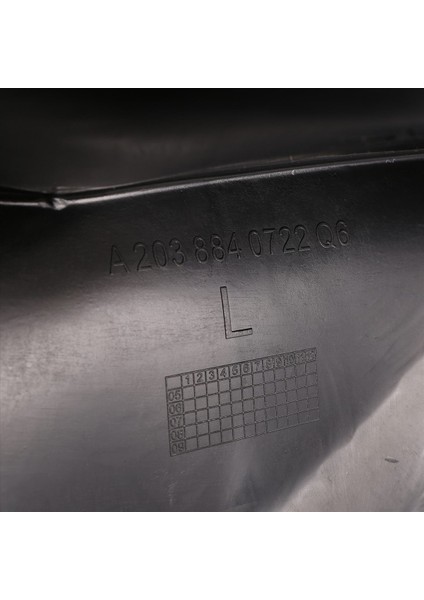 Sol Ön Tekerlek Astar Çamur Koruma Fender Liner 2038840722 Mercedes W203 C180 C200 C220 C240 C280 C320 C230 (Yurt Dışından)
