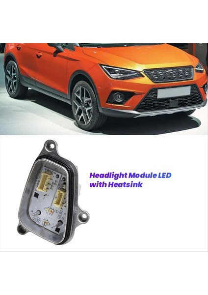 Araba Ön Far Modülü LED Seat Için Arkadaş Arona Kj7 2021-2024 Drl Işık Kaynak Modülü 6F0941476 Sağ (Yurt Dışından) fırsatları