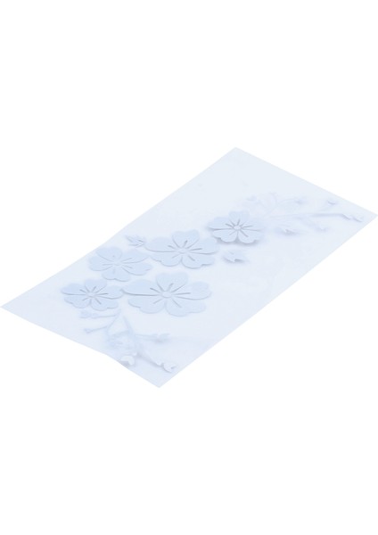 2x Siyah Çıkartma Araç Çiçek Sticker Su Geçirmez Çıkarılabilir Deco Araç Çizgileri Kapak (Yurt Dışından) indirimleri