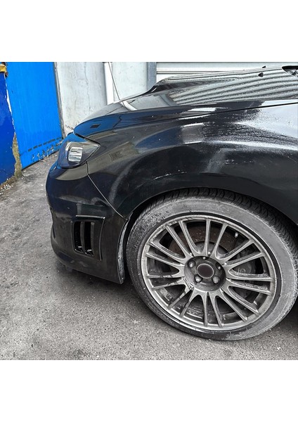 Ön Tampon Yan Hava Havalandırma Kapağı Çamurluk Emme Çerçevesi Subaru Wrx Stı 2008-2014 Aksesuarlar Siyah (Yurt Dışından) modelleri