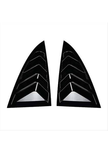 Tesla Model 3 Highland 2024 Kanulu Yan Hava Trim Üçgen Aksesuarları Siyah (Yurt Dışından)