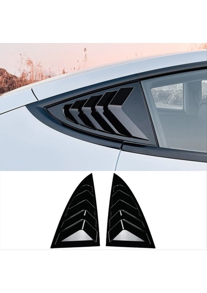 Tesla Model 3 Highland 2024 Kanulu Yan Hava Trim Üçgen Aksesuarları Siyah (Yurt Dışından) fiyatları