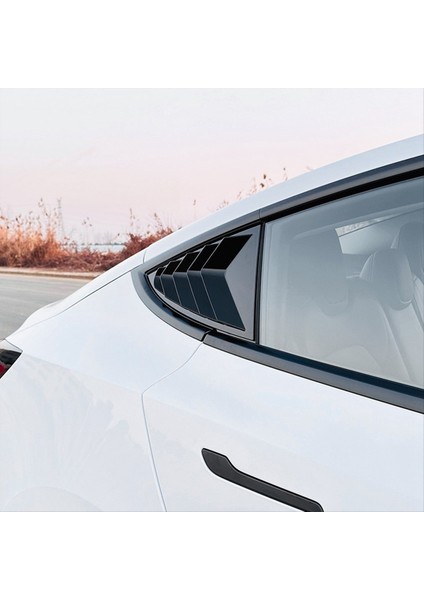 Tesla Model 3 Highland 2024 Kanulu Yan Hava Trim Üçgen Aksesuarları Siyah (Yurt Dışından) modelleri