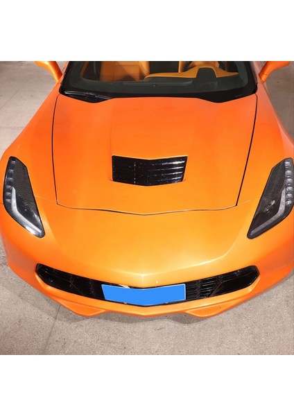 Corvette C7 Için 2014-2019 Yumuşak Karbon Fiber Araç Far Kaşları Çıkartma Far Far Decoartive Sticker Aksesuarları (Yurt Dışından) indirimleri