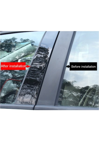 Hyundai Creta IX25 Araba Penceresi Bc Sütun Dekoratif Çıkartma Trim Yansıtma Paneli Dış Aksesuarlar 2016-2019 (Yurt Dışından) fiyatları