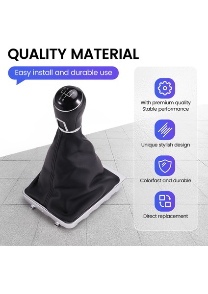 Volkswagen Passat B6 2005-2012 Için Yeni Manuel Vites Kol Kolu Vites Kolu Toz Kapağı 5 Hız (Yurt Dışından) fırsatları