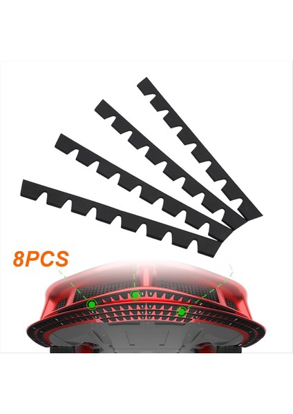 Yedek Koruma Kiti Bölüm 8pcs Aksesuarlar Anti-Çizik Tampon Araba Diy Kiti Koruyucu Kayma Plakası Kauçuk (Yurt Dışından) fırsatları