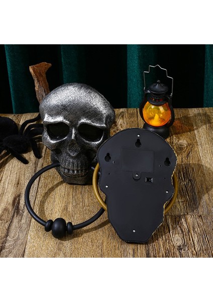 Cadılar Bayramı Zili Kafatası Perili Kapı Zil ile Sesli Işık Göz Topu Korkunç Cadılar Bayramı Partisi Ön Kapı Için B (Yurt Dışından) indirimleri