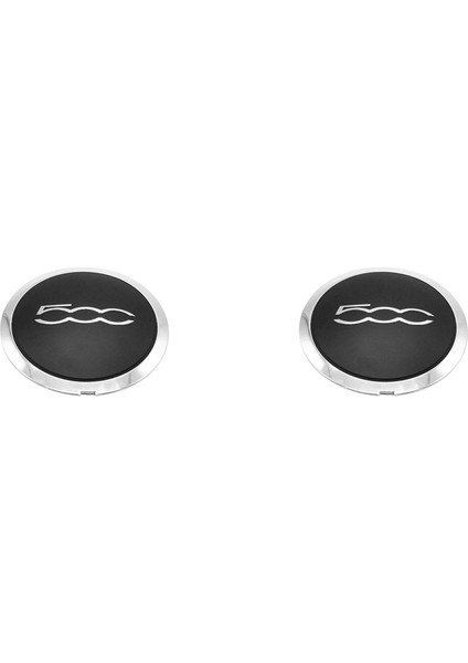 4 Pcs 133MM Fiat Için Hubcap 500 Tekerlekler Merkez Hub Kapakları 68078419AC 68078421AC Toz Kapağı 51884863 Gümüş (Yurt Dışından)