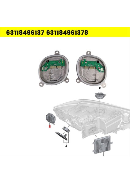 Araba Sağ Ön Far LED Turn Sinyal Moule Bmw 3 Serisi G20 G21 18-22 Drl Gösterge Işık Kaynağı 63118496138 (Yurt Dışından) fiyatları
