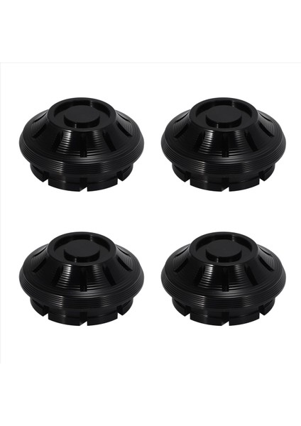 4x Motosiklet Hubcaps Tekerlek Tarafı Kapsarlar Vespa Gts Gtv Sprint Primavera Lx S 150 250 300 (Siyah) (Yurt Dışından)