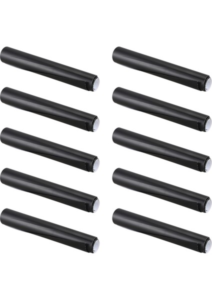 10PCS 12X60 Inç Mat Siyah Vinil Film Sarma Araba Dıy Sticker (Yurt Dışından)