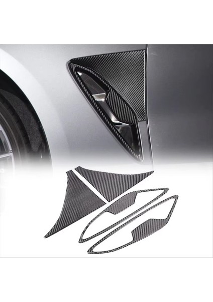 Bmw 8 Serisi Için Karbon Fiber G14 G15 G16 2019-2022 Ön Taraftaki Çamurluk Havalandırmaları Kapak Trim Aksesuarları (Yurt Dışından) indirimleri