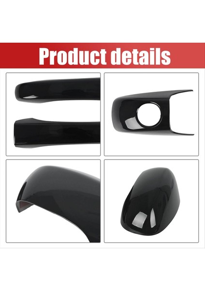 Chrysler Için Kapı ve Ayna Kapak Kiti 300 300C 2005-2010 Dodge Magnum 2005-2008 Kapı Kolu ve Dikiz Ayna Kapak Döşeme (Yurt Dışından) indirimleri
